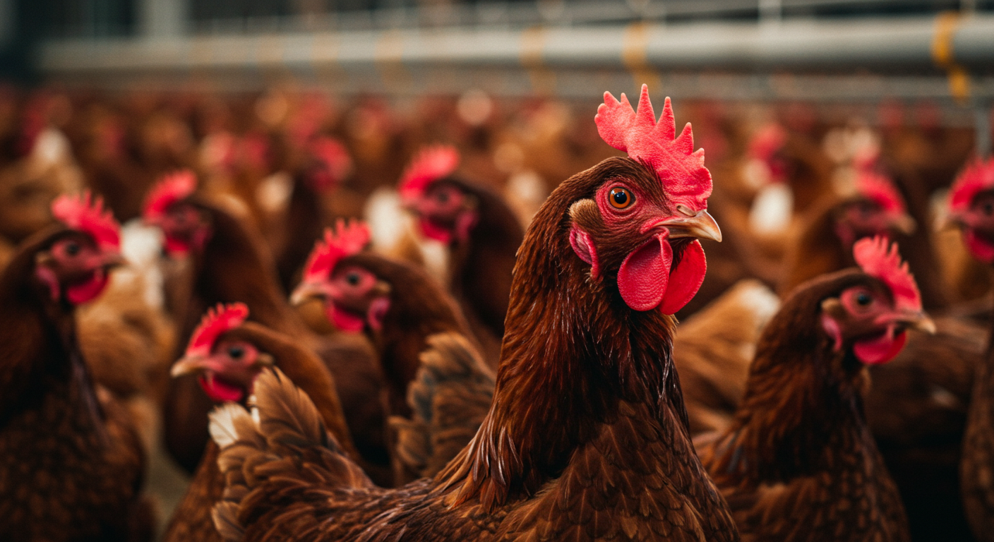 Chicken on a poultry farm #4