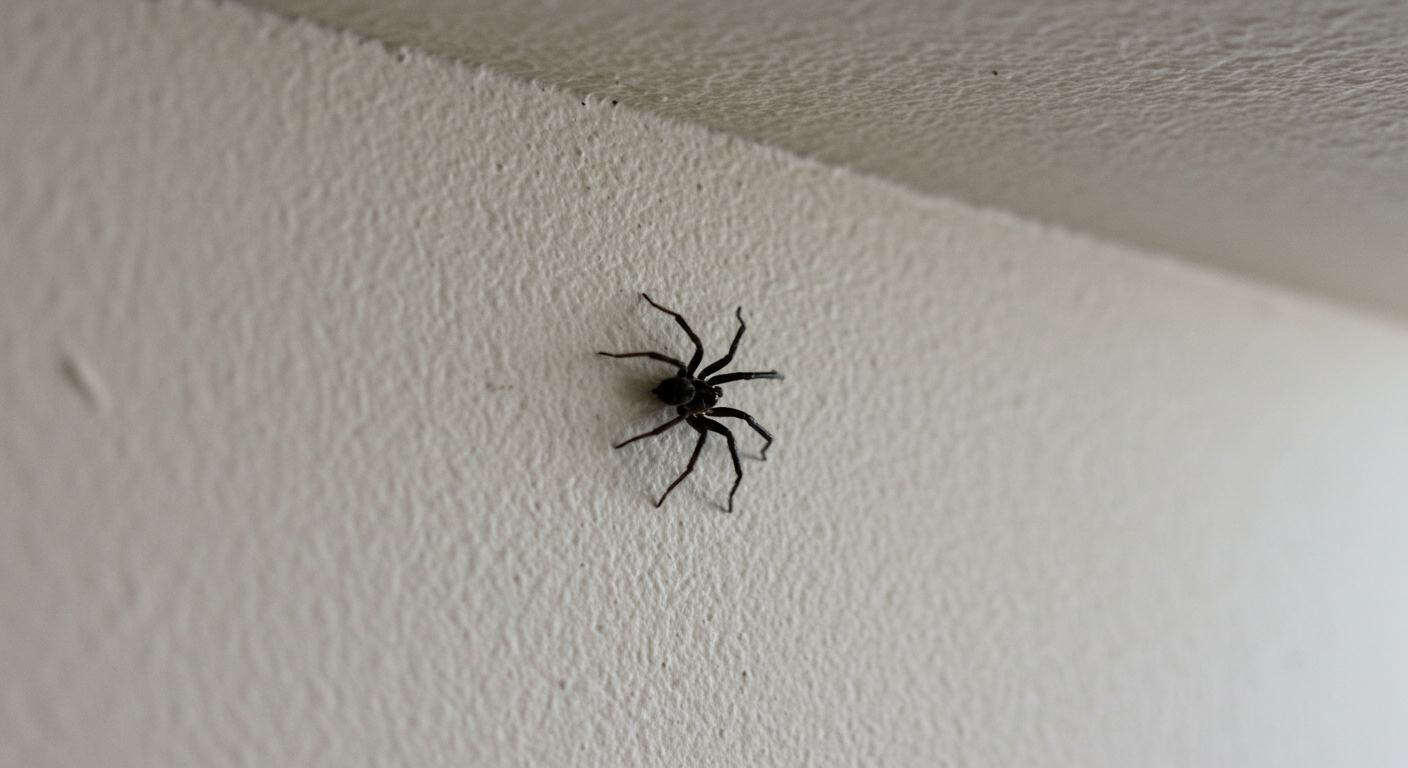 A spider on the wall