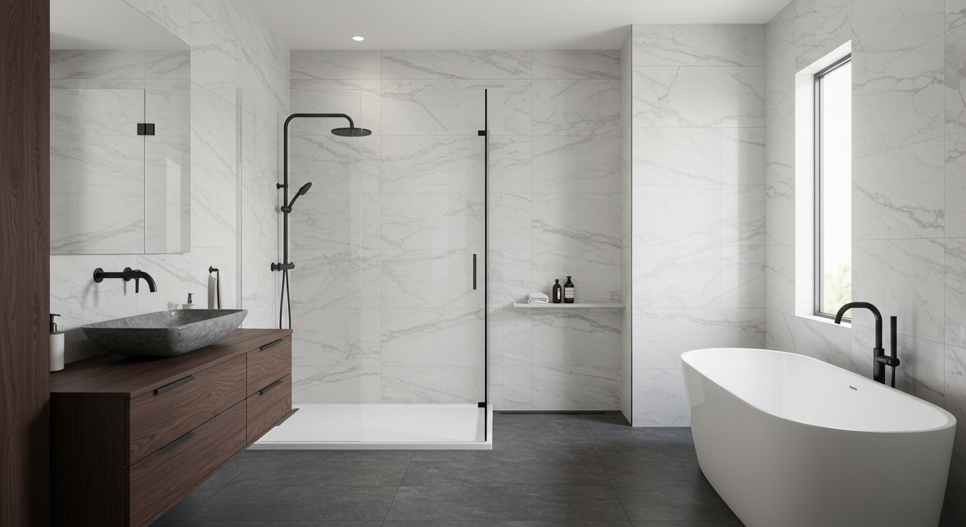 Modern bathroom interior #1