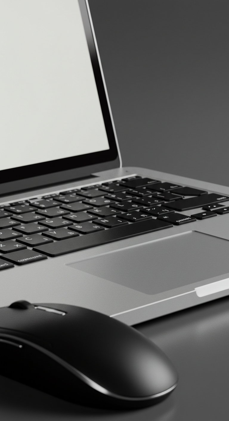 A laptop and mouse #2