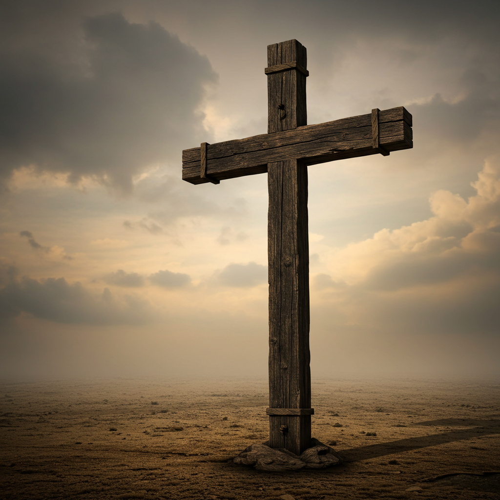 The cross of Jesus Christ as described in the Bible