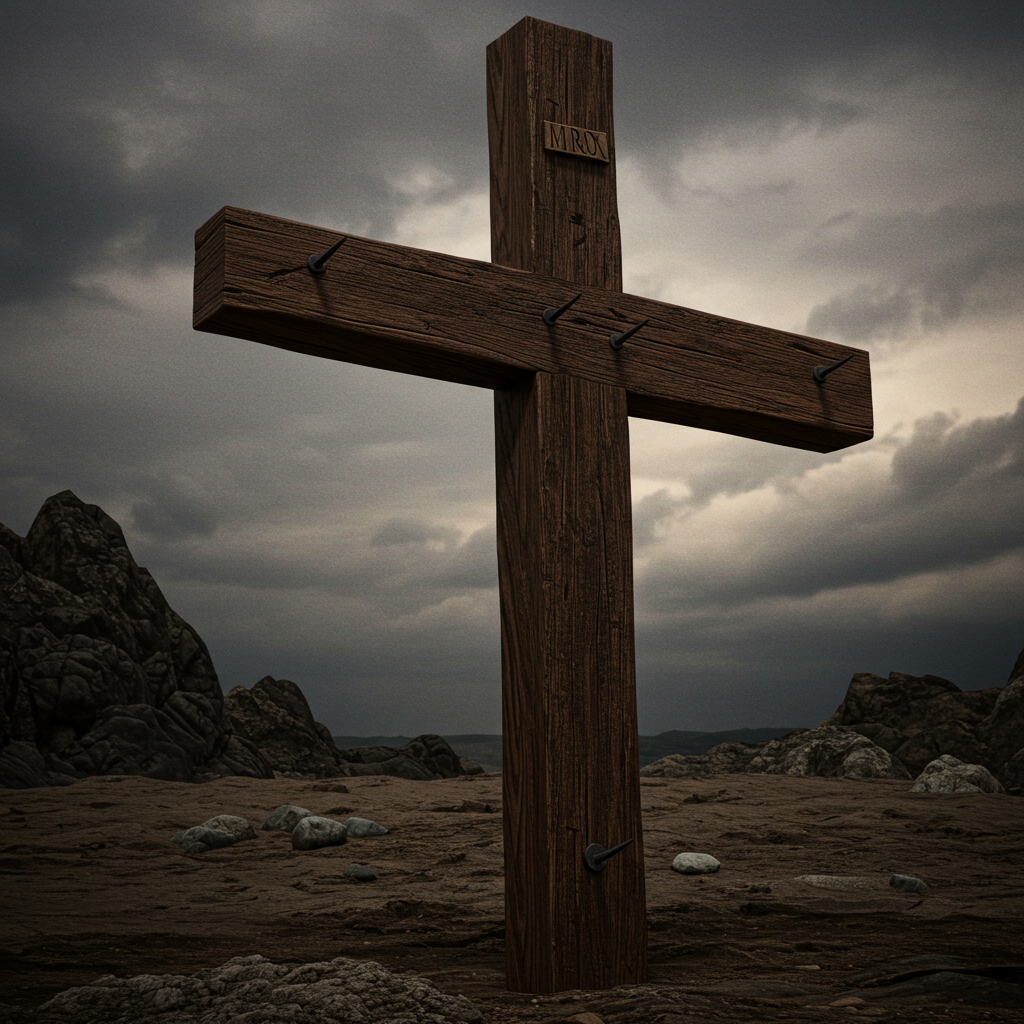 The cross of Jesus Christ as described in the Bible