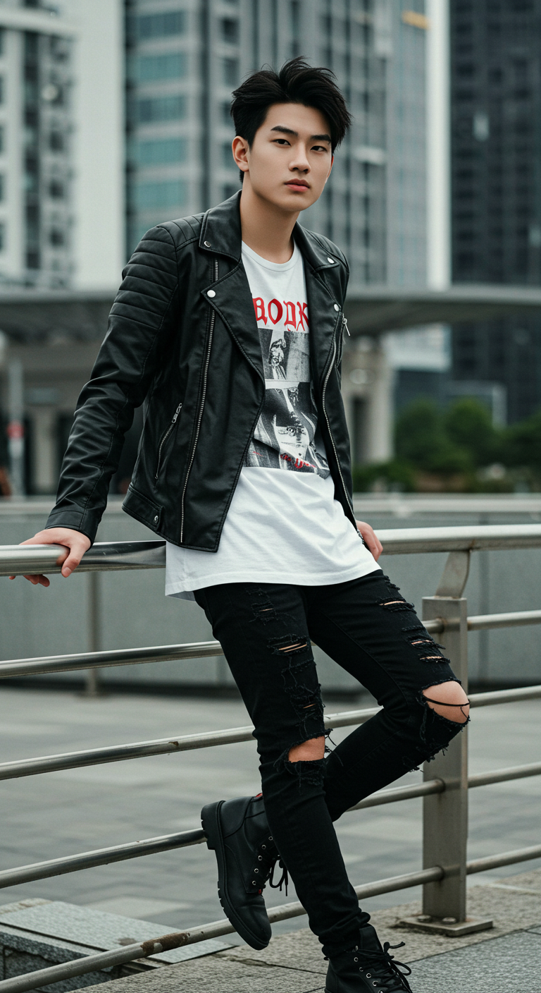 An Asian fashion man #1
