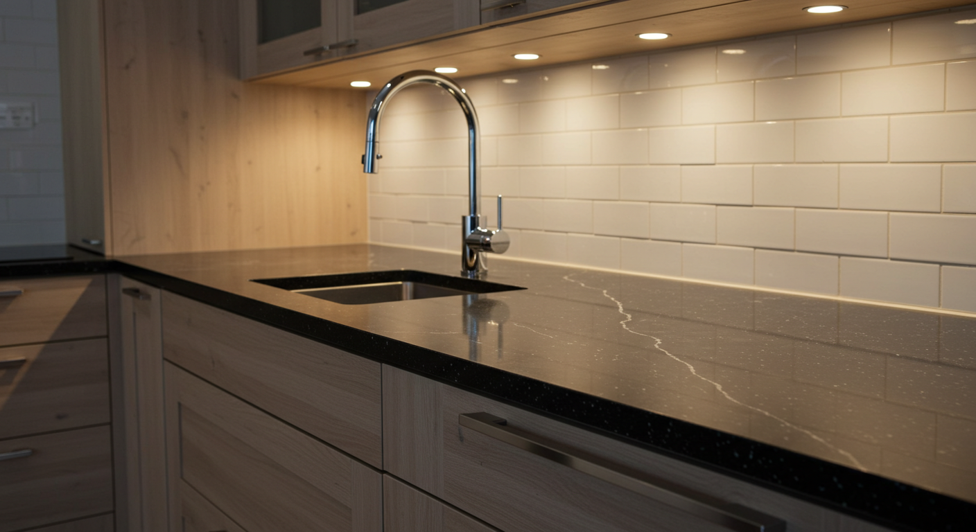 A modern Kitchen countertop #3