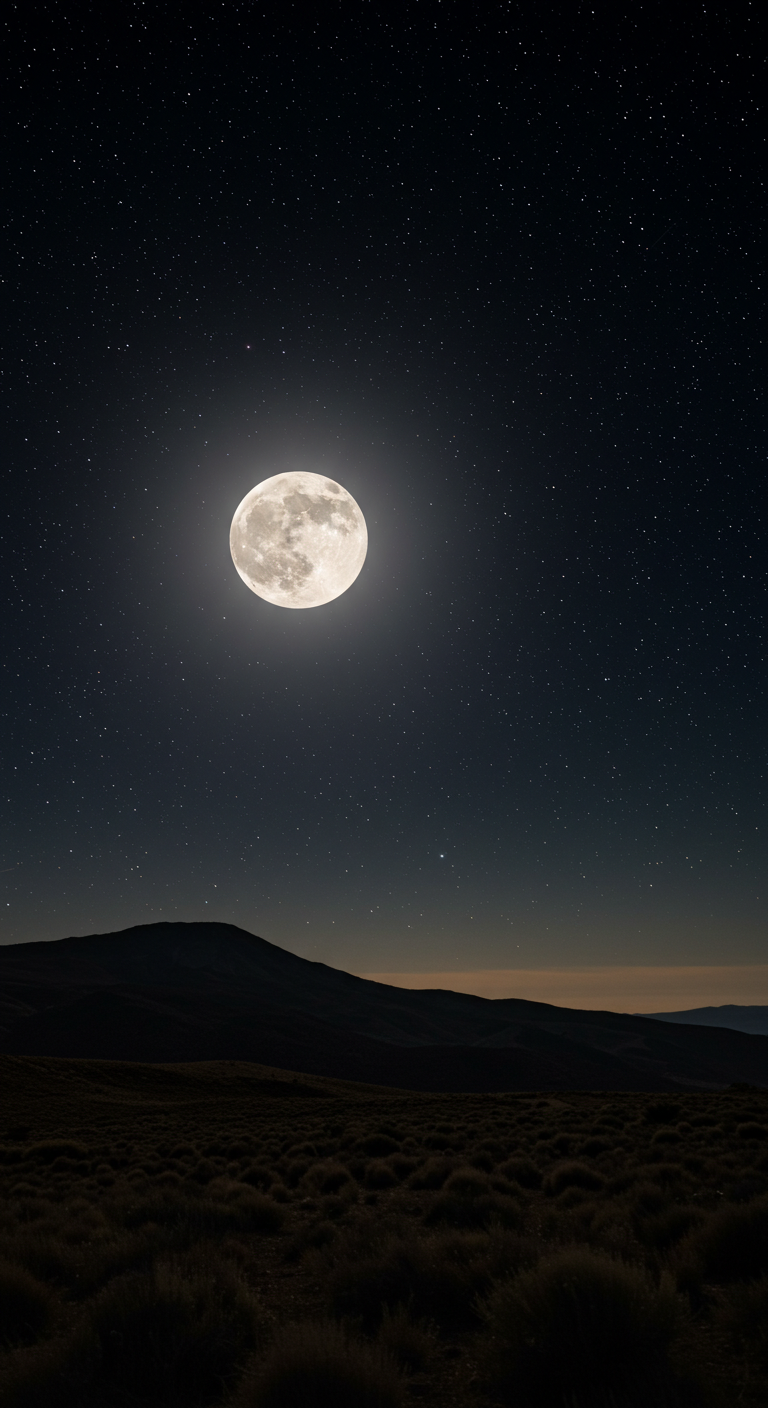 The moon shining bright #1