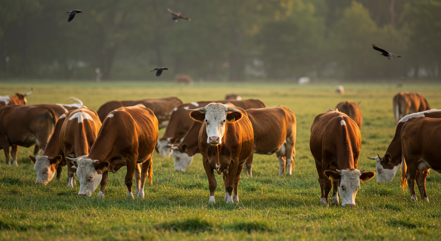 A herd of cattle #1