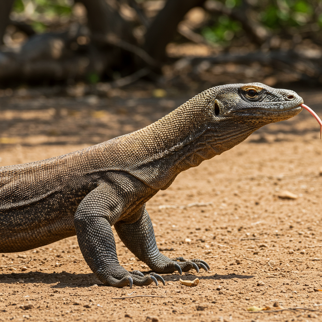 Side view of a Komodo Dragon #1