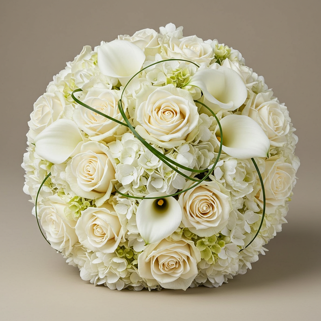 A white wedding bouquet #3