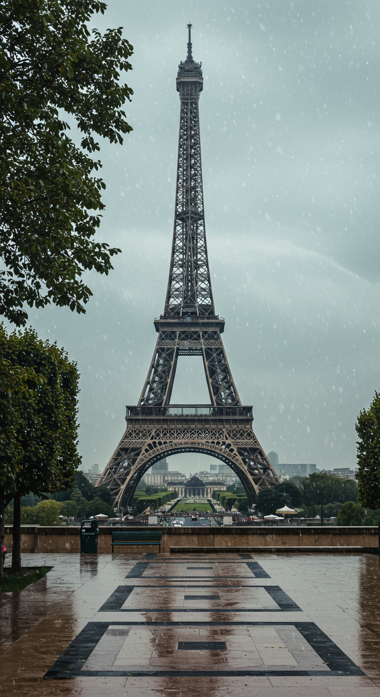 A photo of the Eiffel Tower