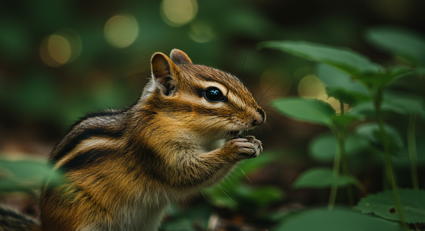 A photo of a chipmunk #2