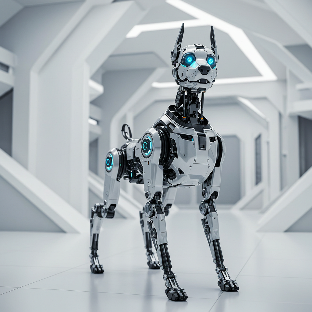 A futuristic robot dog #2