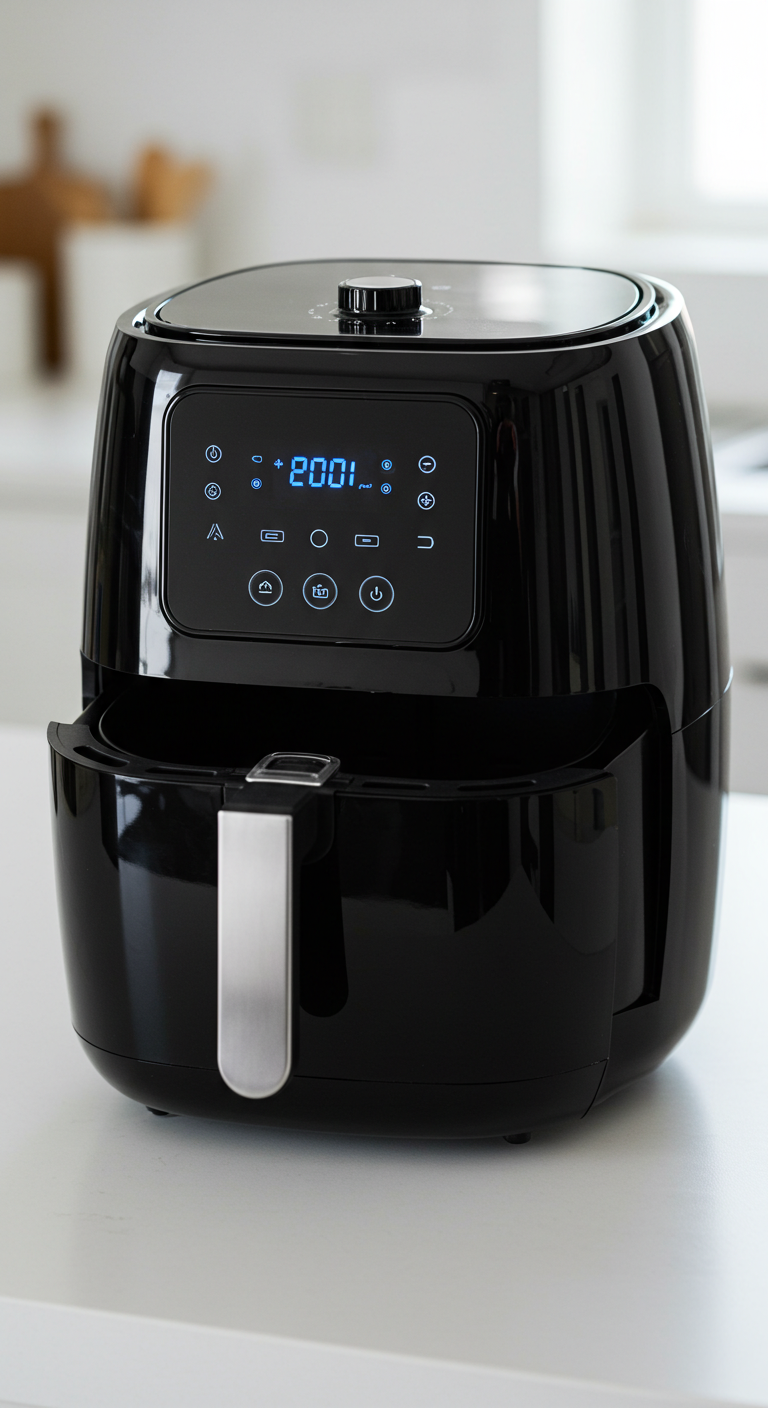 A new black air fryer #1