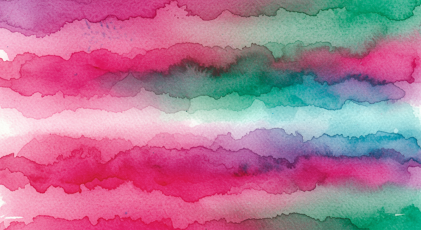 Abstract brush strokes watercolor painting patterns #4