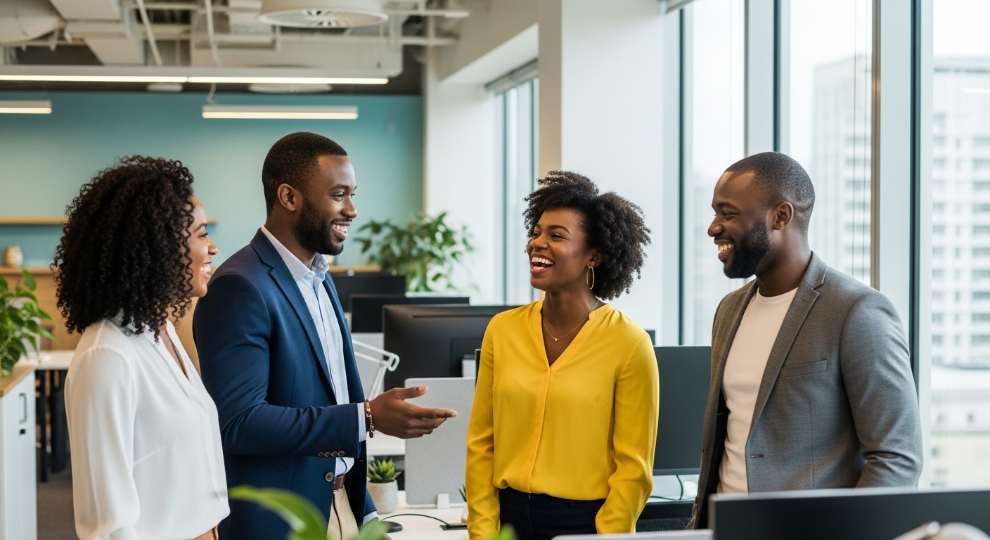 African business people in an office #2