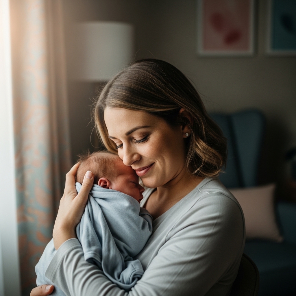 White mother with her baby #4