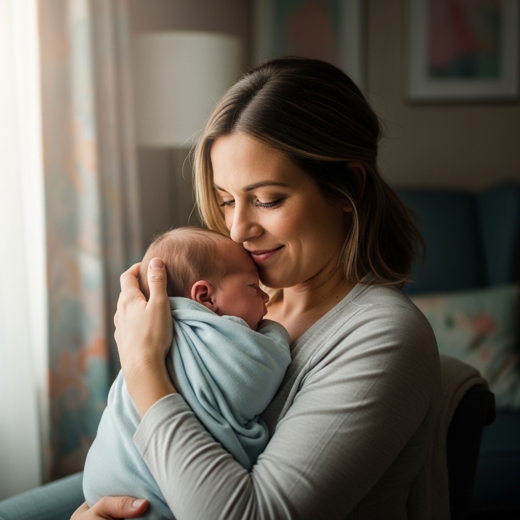 White mother with her baby #1