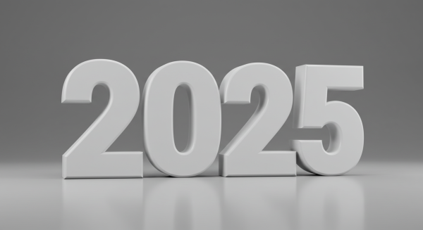 The number 2026 in 3D