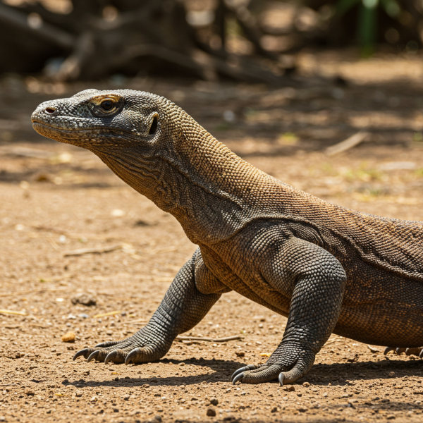 Side view of a Komodo Dragon #4