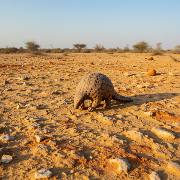 A Pangolin on a dry land #3