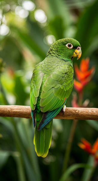 A green parrot #1