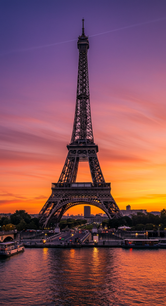 A photo of the Eiffel Tower