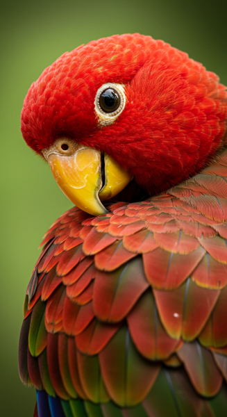 A red parrot #1