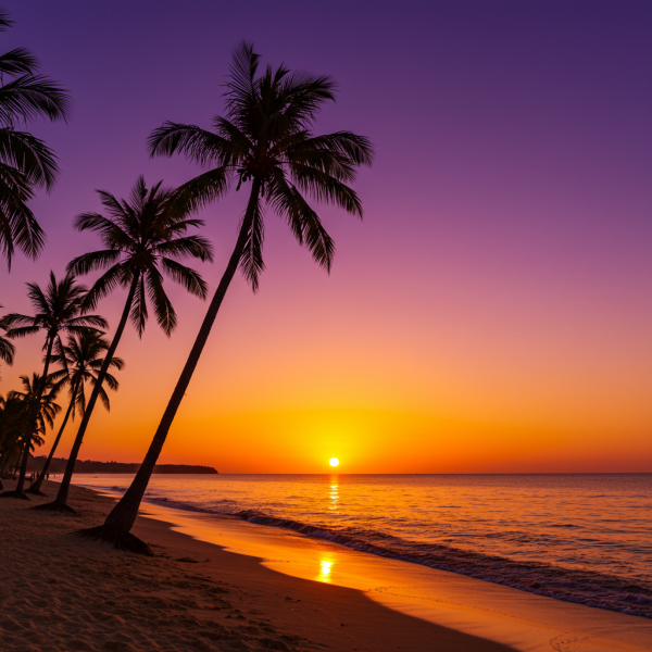 The sun setting #3