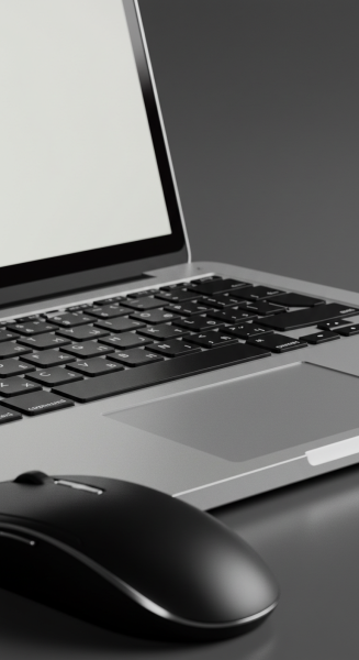 A laptop and mouse #2
