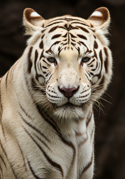 A majestic white tiger #4