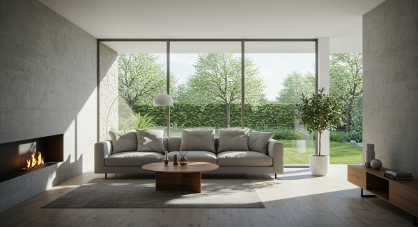 Modern living room with daylighting #3