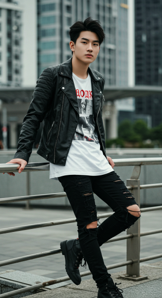 An Asian fashion man #1