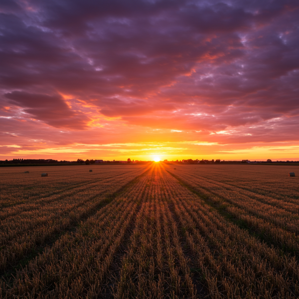 The sun setting #2