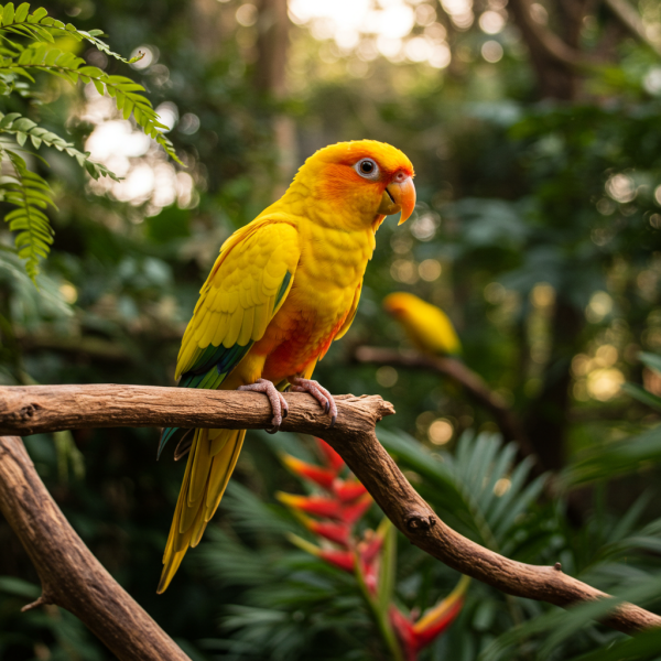 A yellow parrot #1