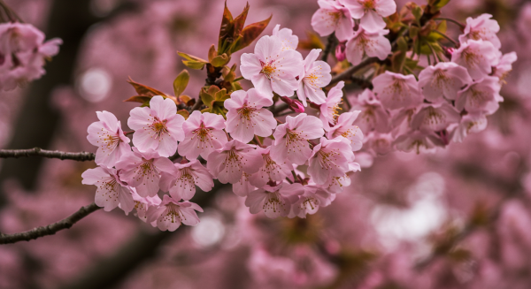 Cherry blossoms in full bloom during spring #3