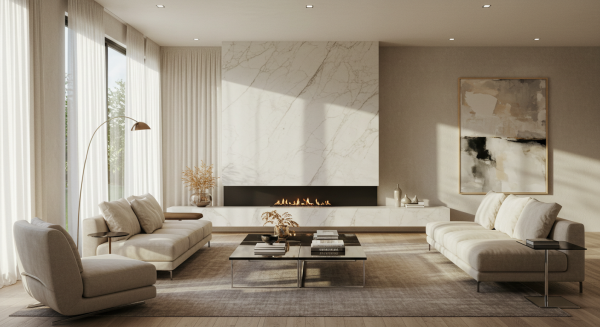 Modern living room with daylighting #4