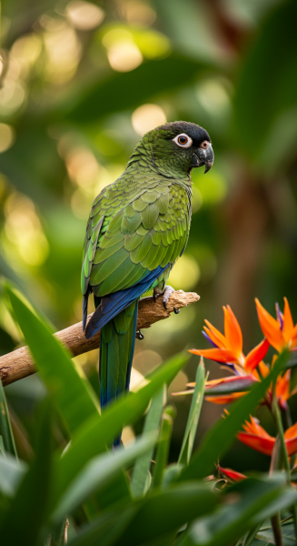 A green parrot #3