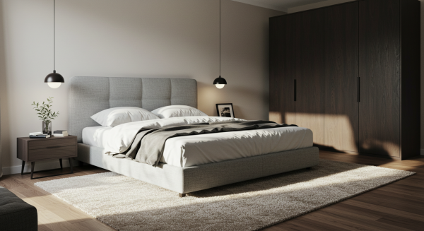 Modern bedroom interior with daylighting #2