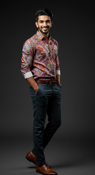 An Indian fashion man #1