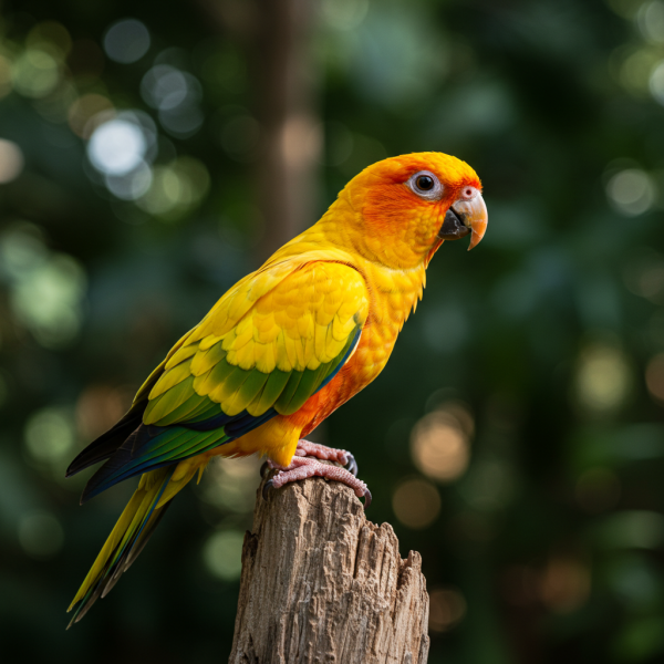 A yellow parrot #4