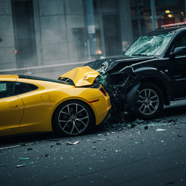 Two cars involved in an accident #10