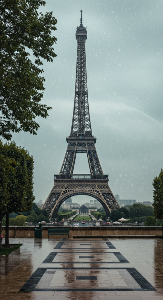A photo of the Eiffel Tower