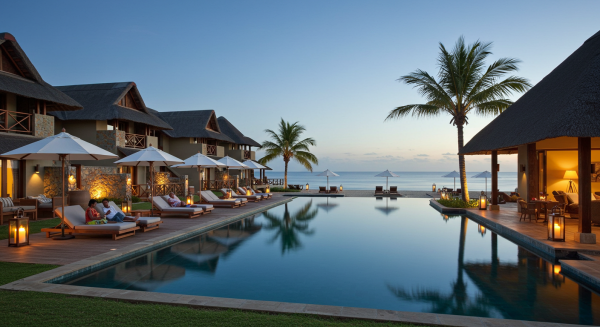 A tropical beach resort in Africa #1