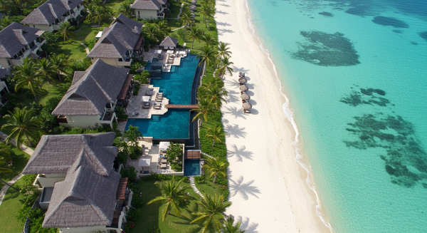 A tropical beach resort #1