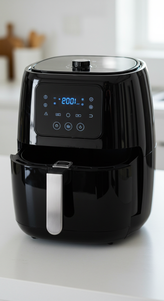A new black air fryer #1