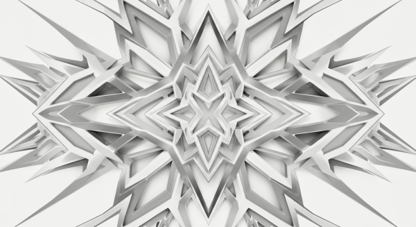 Abstract white background with geometric design #2