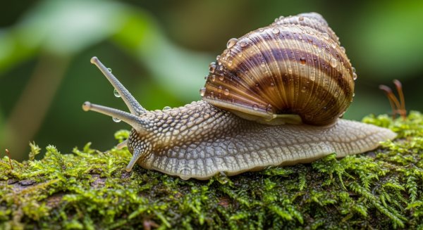 A close-up of a snail #4