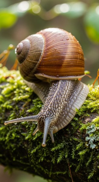 A close-up shot of a snail #4