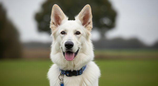 A white German Shepherd dog #3