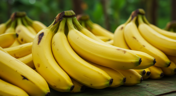 Bunches of yellow bananas #4