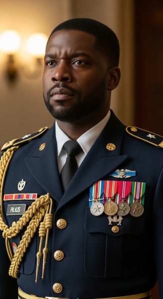A black military officer #1
